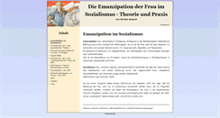 Desktop Screenshot of emanzipation-im-sozialismus.de