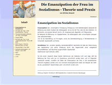Tablet Screenshot of emanzipation-im-sozialismus.de